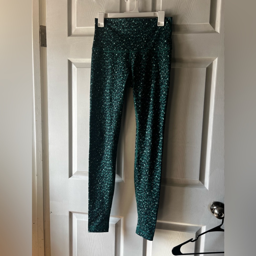 Lululemon dark green leggings